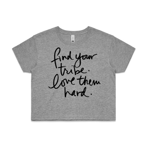 Find Your Tribe - AS Colour CROP TEE - 4062 Thumbnail